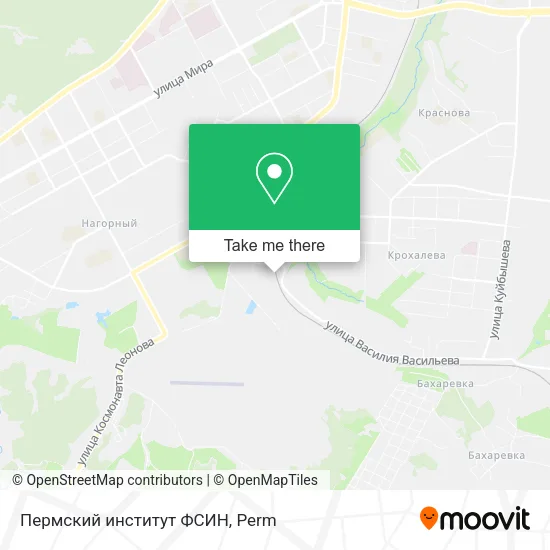 Пермский институт ФСИН map