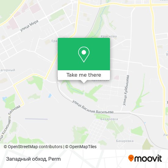 Западный обход map