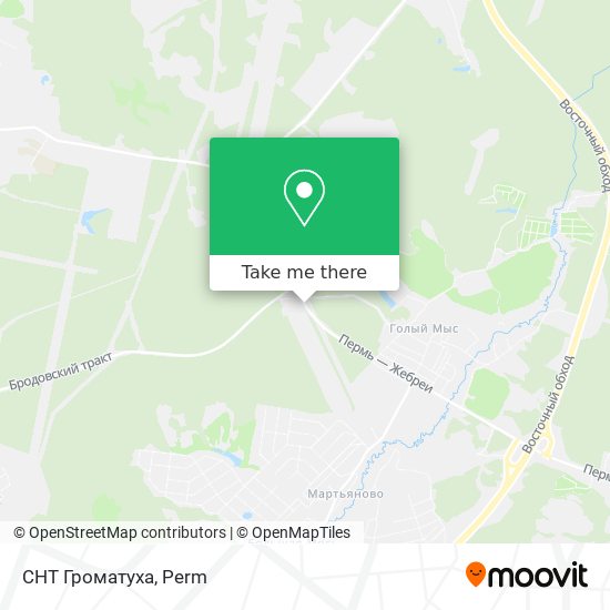 СНТ Громатуха map
