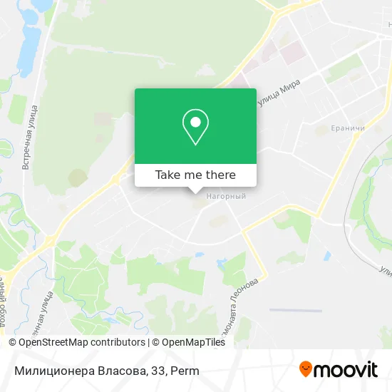 Милиционера Власова, 33 map