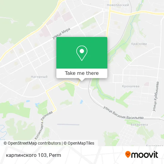 карпинского 103 map