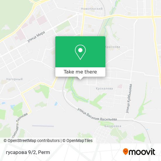 гусарова 9/2 map