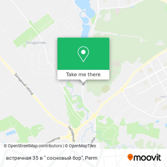 встречная 35 в " сосновый бор" map