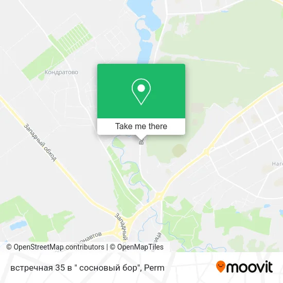 встречная 35 в " сосновый бор" map