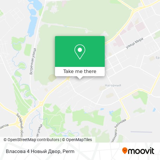 Власова 4 Новый Двор map