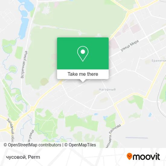 чусовой map