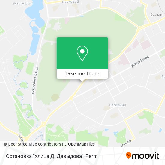 Остановка "Улица Д. Давыдова" map