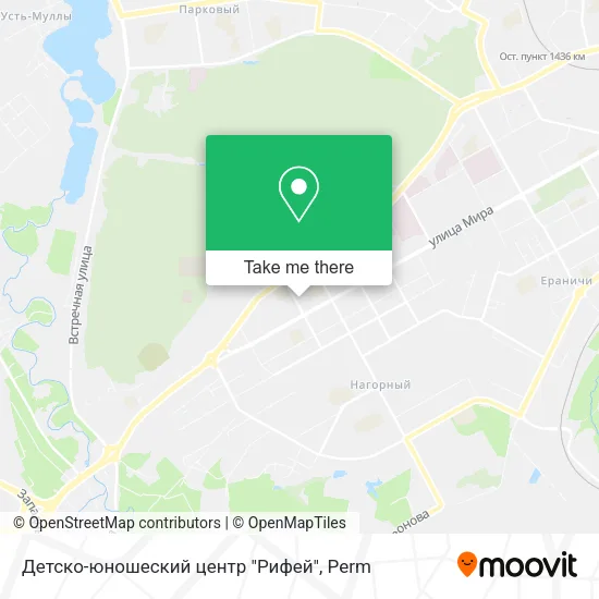 Детско-юношеский центр "Рифей" map