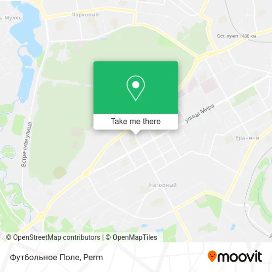 Футбольное Поле map