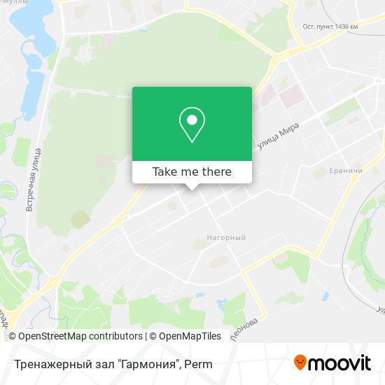Тренажерный зал "Гармония" map
