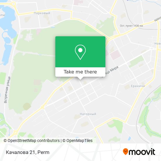 Качалова 21 map