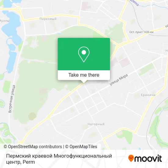 Пермский краевой Многофункциональный центр map