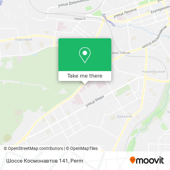 Шоссе Космонавтов 141 map