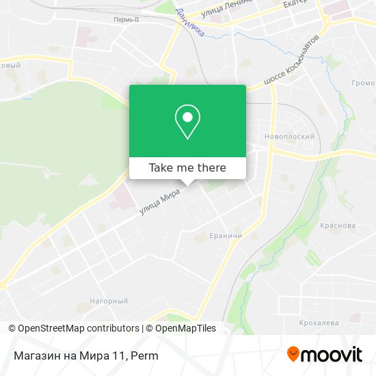 Магазин на Мира 11 map
