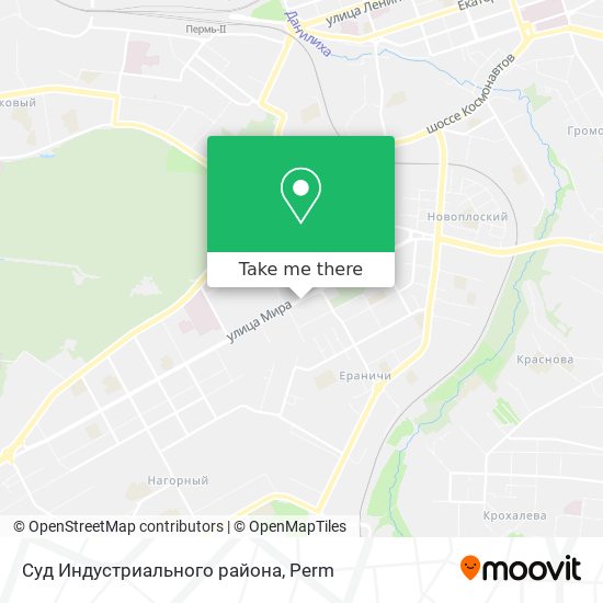 Суд Индустриального района map