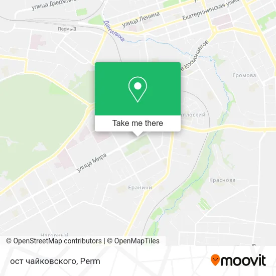 ост чайковского map