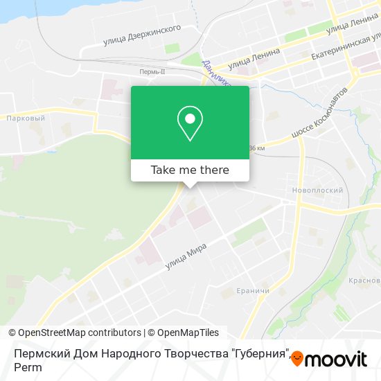 Пермский Дом Народного Творчества "Губерния" map
