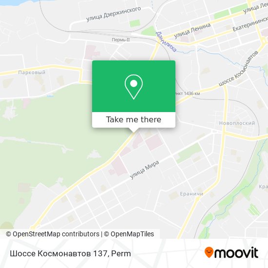 Шоссе Космонавтов 137 map