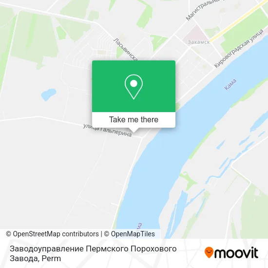 Заводоуправление Пермского Порохового Завода map