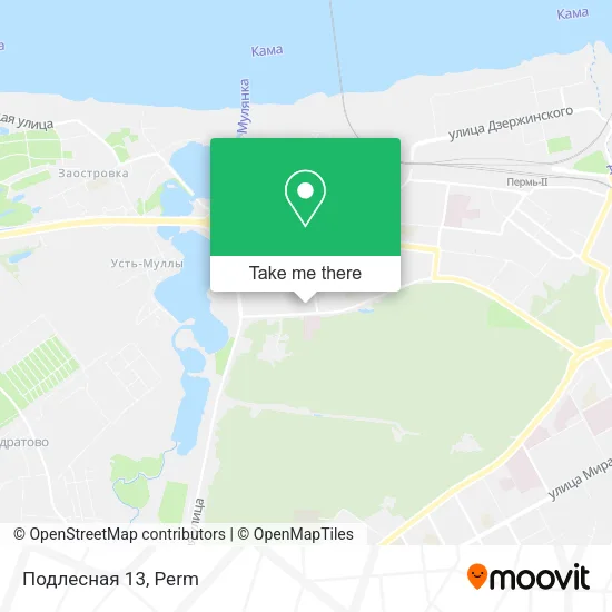 Подлесная 13 map