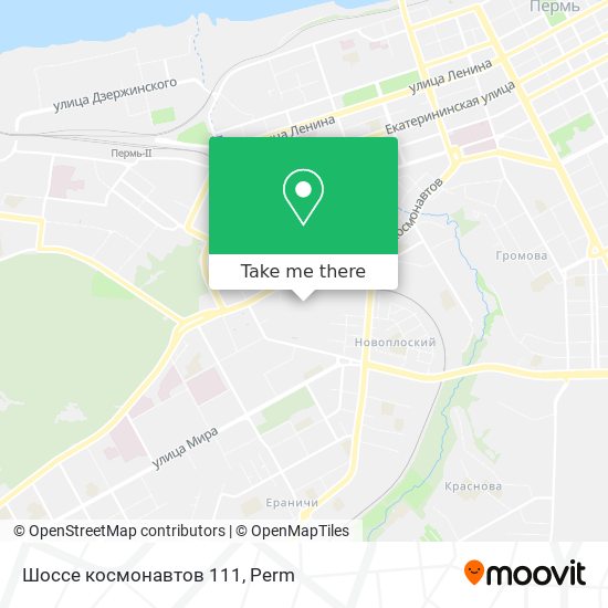 Шоссе космонавтов 111 map
