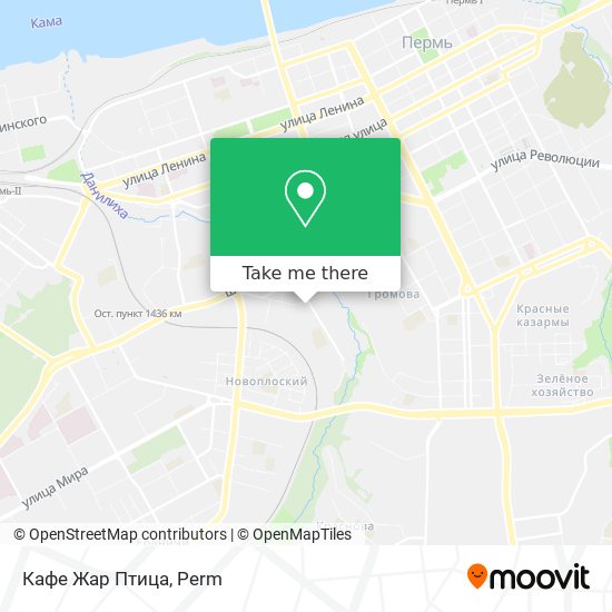 Кафе Жар Птица map