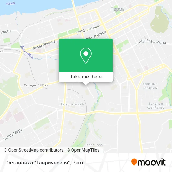 Остановка "Таврическая" map