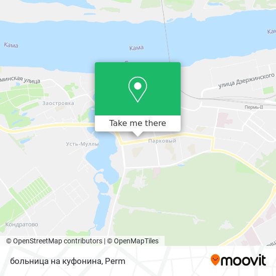 больница на куфонина map