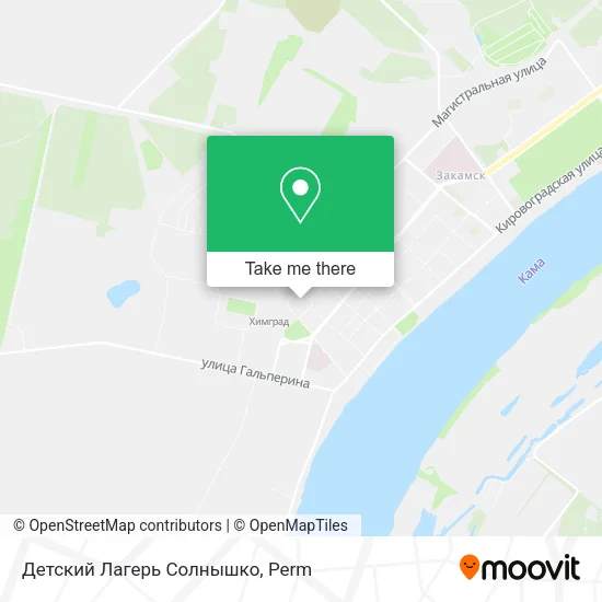 Детский Лагерь Солнышко map