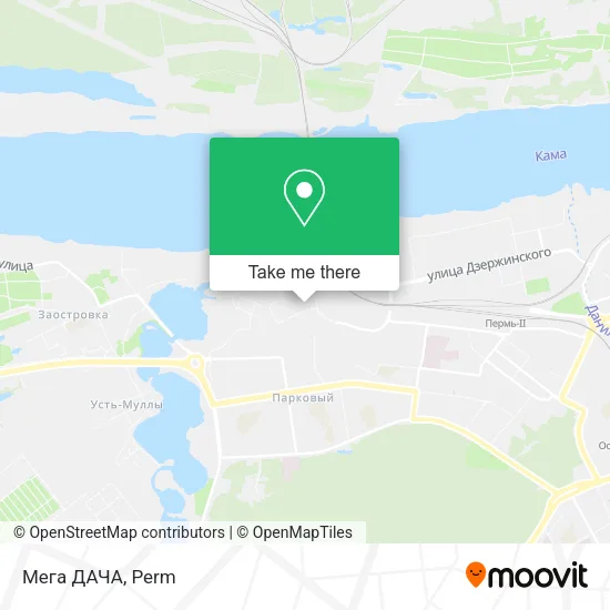 Мега ДАЧА map