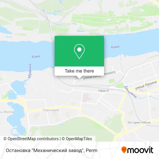 Остановка "Механический завод" map