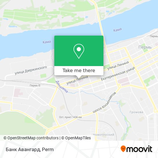 Банк Авангард map