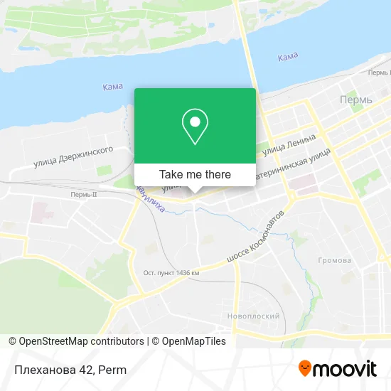 Плеханова 42 map