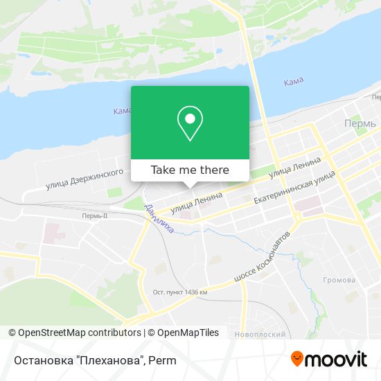 Остановка "Плеханова" map