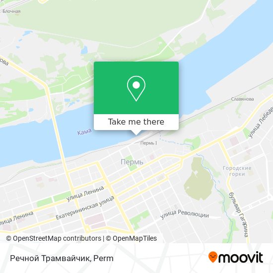 Речной Трамвайчик map