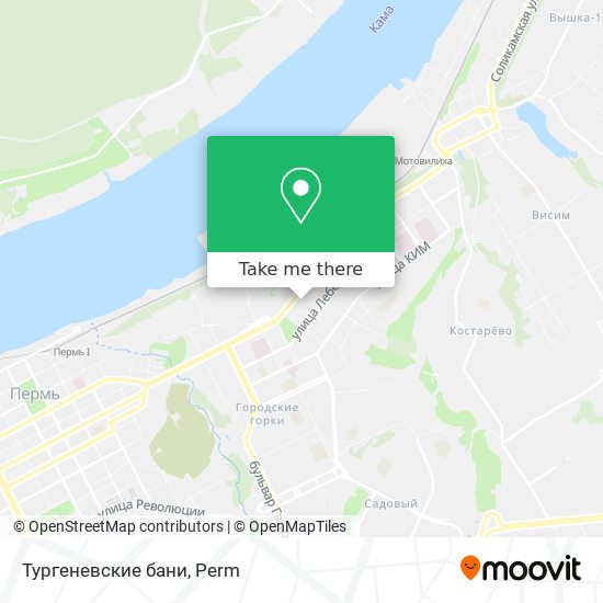 Тургеневские бани map