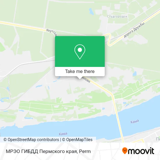 МРЭО ГИБДД Пермского края map