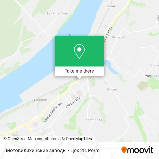 Мотовилихинские заводы - Цех 28 map