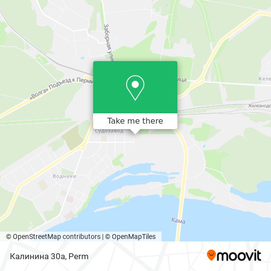 Калинина 30а map