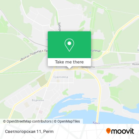 Светлогорская 11 map