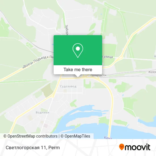 Светлогорская 11 map