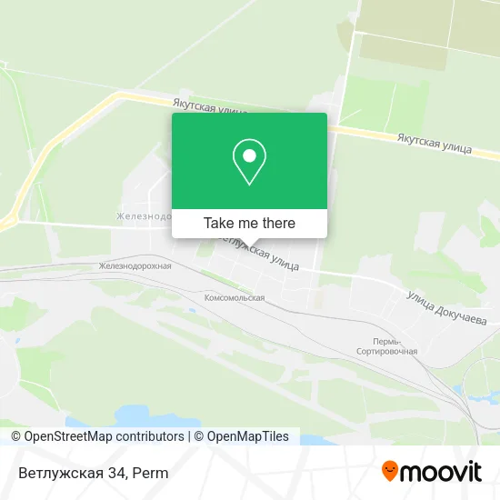 Ветлужская 34 map