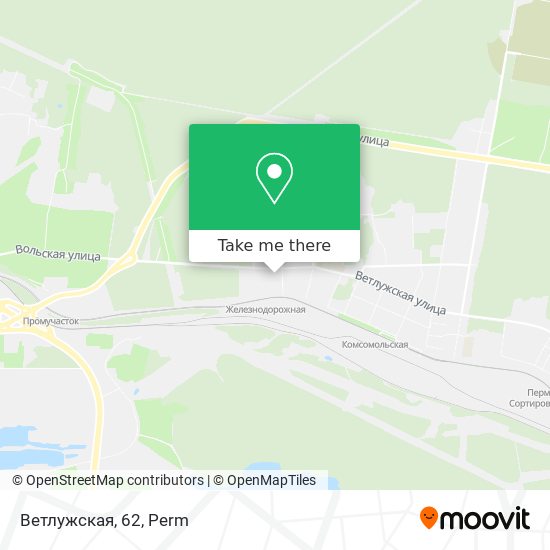 Ветлужская, 62 map