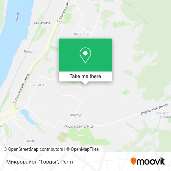 Микрорайон "Горцы" map