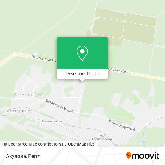 Акулова map