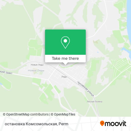 остановка Комсомольская map