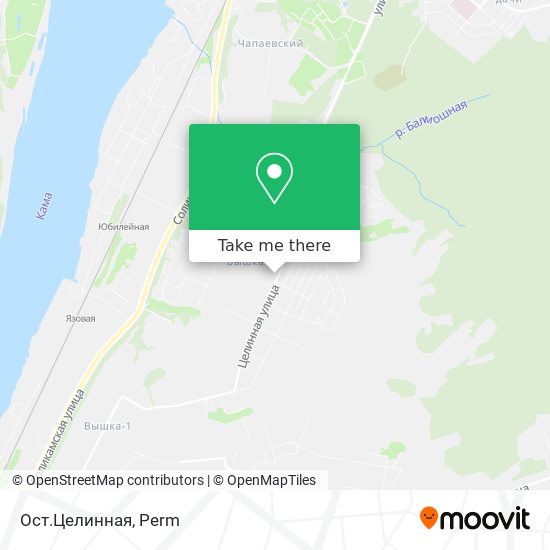 Ост.Целинная map