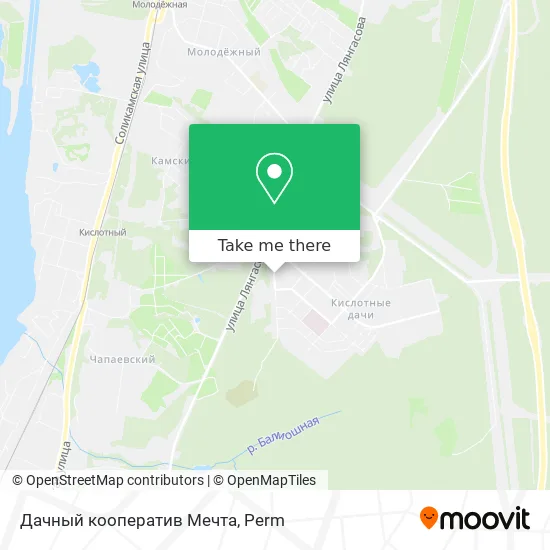 Дачный кооператив Мечта map