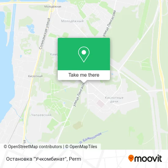 Остановка "Учкомбинат" map