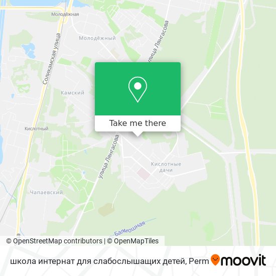 школа интернат для слабослышащих детей map